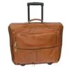 Piel Leather Traveler Garment Bag On Wheels In Saddle 1 Piel Leather Traveler Garment Bag On Wheels In Saddle -Travelpro Eagle Store 4171gctSUkL