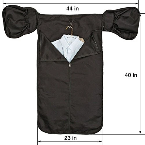 1 Voice 1VFB16_49 The Weekender Garment Bag, Black 6 1 Voice 1VFB16_49 The Weekender Garment Bag, Black - Image 4