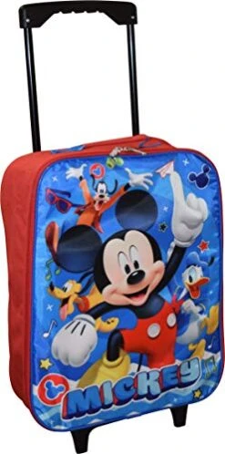Travelpro Eagle Store 19 Disney Junior Mickey And The Roadster Racers 15" Collapsible Wheeled Pilot Case - Rolling Luggage