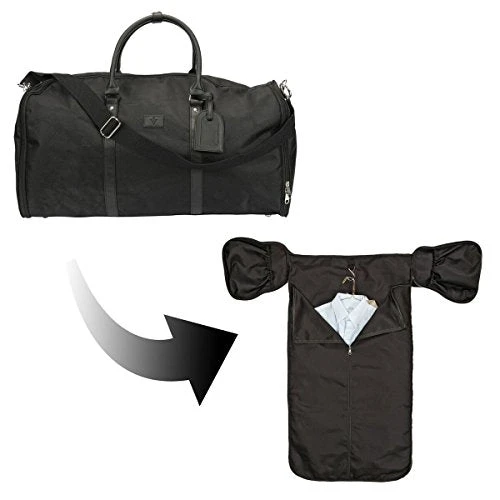 1 Voice 1VFB16_49 The Weekender Garment Bag, Black 4 1 Voice 1VFB16_49 The Weekender Garment Bag, Black - Image 2
