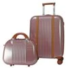 World Traveler Classique Hardside 2-PC Carry-On Spinner Luggage Set, Rose Gold, One Size 2 World Traveler Classique Hardside 2-PC Carry-On Spinner Luggage Set, Rose Gold, One Size -Travelpro Eagle Store 41oC3KYXq9L