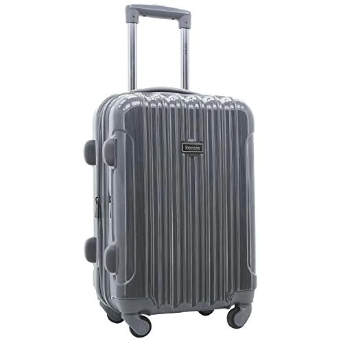 Kensie Women's Alma Hardside Spinner Luggage, Gun Metal, Carry-On 20-Inch 10 Kensie Women's Alma Hardside Spinner Luggage, Gun Metal, Carry-On 20-Inch - Image 8