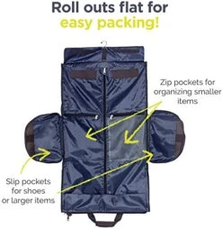 BagLane Hybrid Backpack Garment Bag - Travel Carry On Suit Bag (Charcoal) -Travelpro Eagle Store 514yKTjtxSL