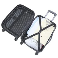 Kensie Women's Alma Hardside Spinner Luggage, Gun Metal, Carry-On 20-Inch 19 Kensie Women's Alma Hardside Spinner Luggage, Gun Metal, Carry-On 20-Inch -Travelpro Eagle Store 519P3nkYFXL