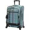 Steve Madden Designer 20 Inch Luggage Collection - Lightweight Softside Expandable Suitcase For Men & Women - Durable Carry On Bag With 4-Rolling Spinner Wheels (Legends Turquoise) -Travelpro Eagle Store 51mTGonP 3L