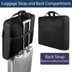 Garment Bags For Travel, Carry On Garment Bag For Business Trips With Shoulder Strap, Mancro Waterproof Foldable Luggage Hanging Suit Bags Gift For Men Women, 2 In 1 Suitcase For Coats, Suits (Black) 10 Garment Bags For Travel, Carry On Garment Bag For Business Trips With Shoulder Strap, Mancro Waterproof Foldable Luggage Hanging Suit Bags Gift For Men Women, 2 In 1 Suitcase For Coats, Suits (Black) -Travelpro Eagle Store 51t1WB2Du L