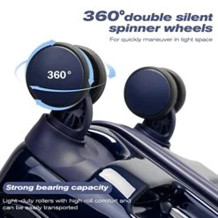 Coolife Luggage Suitcase Expandable (only 28”) ABS+PC Spinner Suitcase With TSA Lock Carry On 20 In 24in 28in -Travelpro Eagle Store 51ux7pojMfL