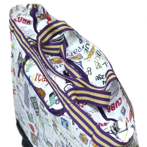 Olympia Luggage Cosmopolitan Rolling Shopper Tote, City, One Size 5 Olympia Luggage Cosmopolitan Rolling Shopper Tote, City, One Size - Image 3