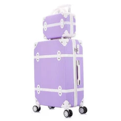 Carrylove Women Spinner Abs Retro Luggage 20"22"24"26" Trolley Bag -Travelpro Eagle Store Carrylove women spinner abs retro luggage 20 22 24 26 trolley bag vintage suitcase set on 39fb2a2e 7631 4782 a8a7 62ffed7dc743