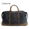 Shunruyan Canvas Cow Leather Men Travel Bags Carry On Luggage Bags Men Duffel Bags Travel Tote 1 Shunruyan Canvas Cow Leather Men Travel Bags Carry On Luggage Bags Men Duffel Bags Travel Tote -Travelpro Eagle Store product image 906444778